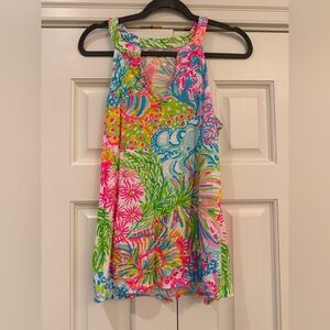 Lilly Pulitzer Colorful Cotton Tank Top